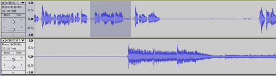 Pasting into just one track misaligns everything