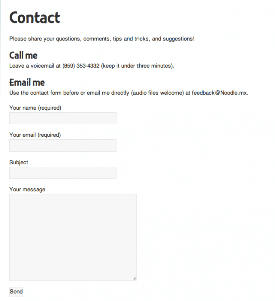 The Audacity to Podcast™'s contact page