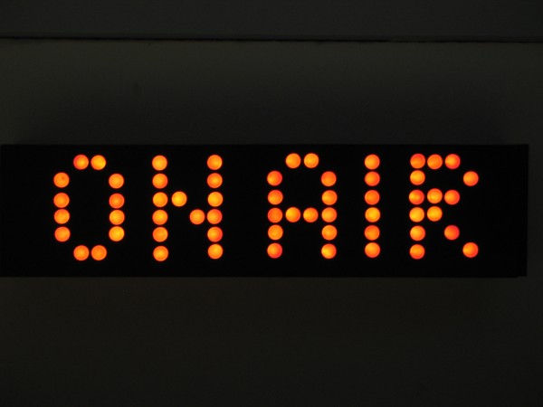 On Air lighted sign