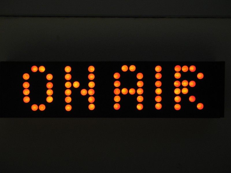 On Air lighted sign