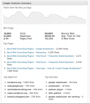 Google Analyticator screenshot
