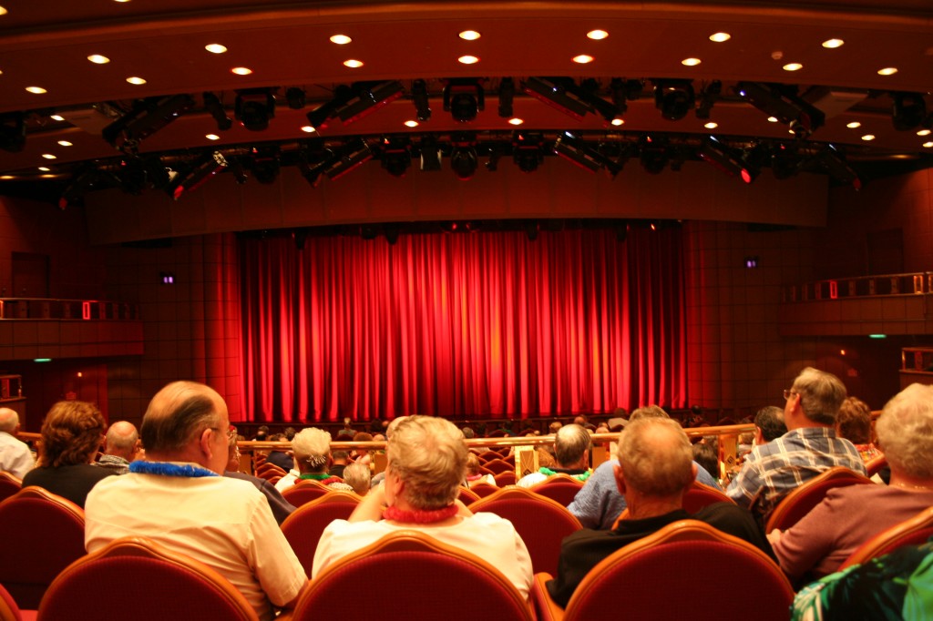 Audience in a theater