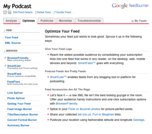 Feedburner: optimize