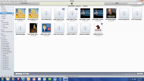 Collaborating podcast in iTunes
