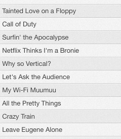 Don't be cute in podcast episode titles