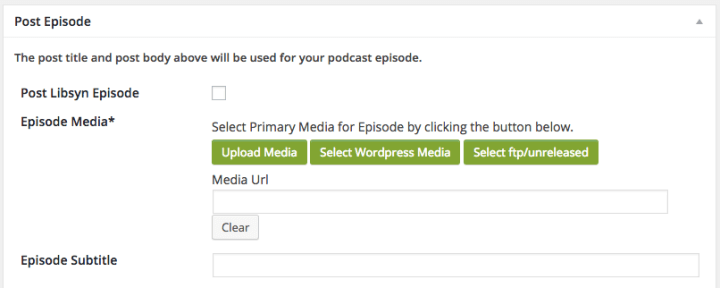 Libsyn Podcast Plugin for WordPress podcasters